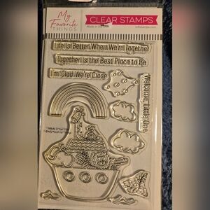 My Favorite Things Clear Stamps Set Noahs Ark